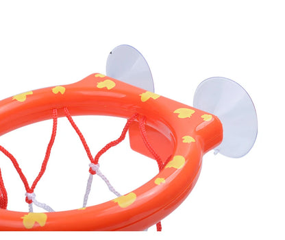 Baby Bath Toy Mini Shooting Basket Frame Toys Bathtub Shooting Basketball Play Water Game Toy Set with 3 Balls for Kids Children