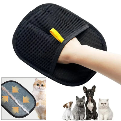 Pet Electrostatic Hair Removal Gloves Dog Cat Hair Removal Brush Gloves Hair Adhesive Gloves Carpet Clothing Hair Cleaning Brush