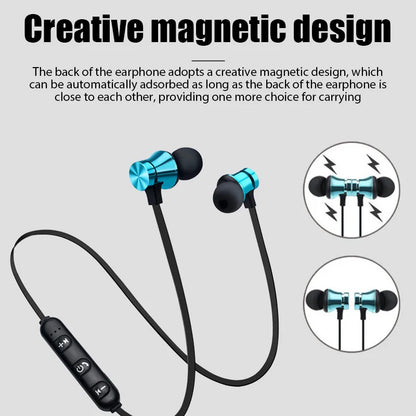XT11 Bluetooth 4.2 Wireless Earphone Sports Headset Waterproof Earbuds Neckband Magnetic Headphone With Mic For Samrtphones