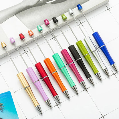 10 Pcs Mixed Beaded Ballpoint Pen Creative Beadable Pen Wedding Party Guest Gift Guest Christmas Decor for Home 2026