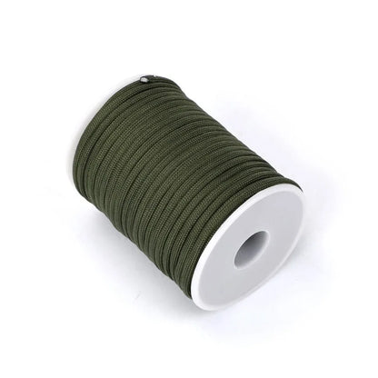 30M/50M/100M 7-Core 550 Paracord 4mm Parachute Cord Outdoor Camping Survival Rope Kit Umbrella Tent Lanyard Strap Clothesline