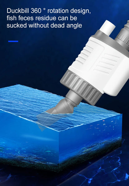 Aquarium Water Change Pump Electric Fish Tank Cleaning Tool Vacuum Water Changer Gravel Cleaner Siphon Filter Pump  30W 220v