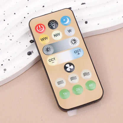 E27 Remote Control Wireless Switch, Adjustable 3 Colors & 3 Gears, 1-4H Timer, Easy Install, Energy Saving