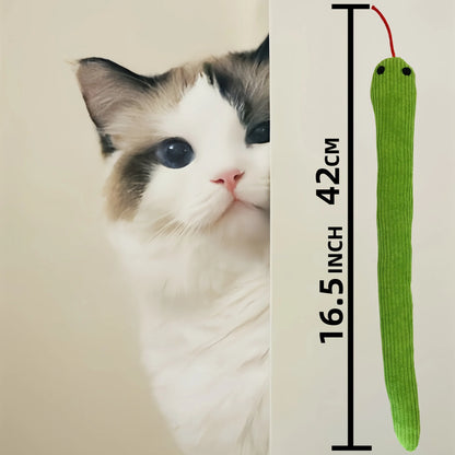 Cat Toy Snake Interactive Crinkle Sound Toy  Kitten Teaser Kick Toy Interactive Pet Toy for Indoor Cats 16.5 Inches Pet Supplies