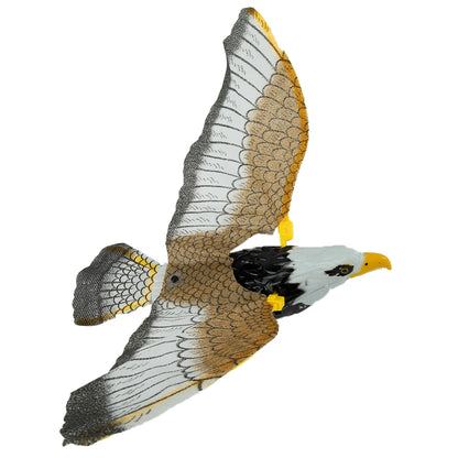Hanging Eagle Bird Deterrent, Flying Owl Repellent Scarer Emulation Flying Hawk Bird Garden Scarecrow Yard Outdoor Pest Control