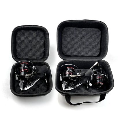 S/M/L Spinning Fishing Bag PU Case Cover Fishing Reel Bag Shockproof Waterproof Fishing Tackle Storage Case For 1-2 Fishing Reel