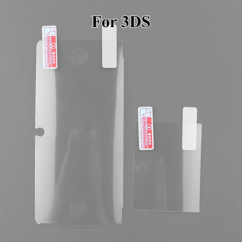 1PCS Top Bottom HD Clear Protective Film For NS NDSL NDSL for 2DS New 3DS XL LCD Screen Protector