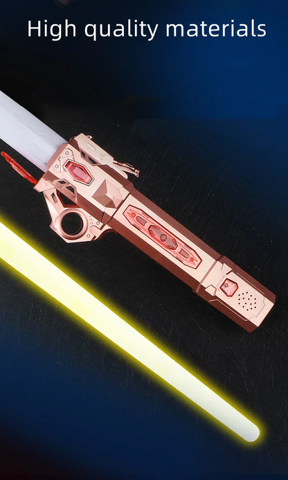 Lightsaber Children's Toy Laser Sword Star 2 in 1 Flash Stick Fluorescent Stick hair Light Saber Children's Toy Sword RGB  Light
