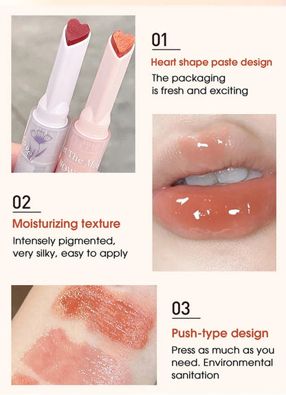 Gege bear Huayumi Lipstick Moisturizing Mirror Glitter Jelly Love Lipstick lipstick Pen
