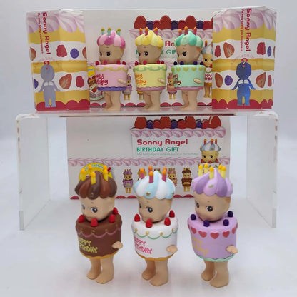 Sonny Angel Birthday Cake Series Mysterious Box Kawaii Surprise Box Anime Figures Ornaments Cartoon Model Doll Toy Gifts