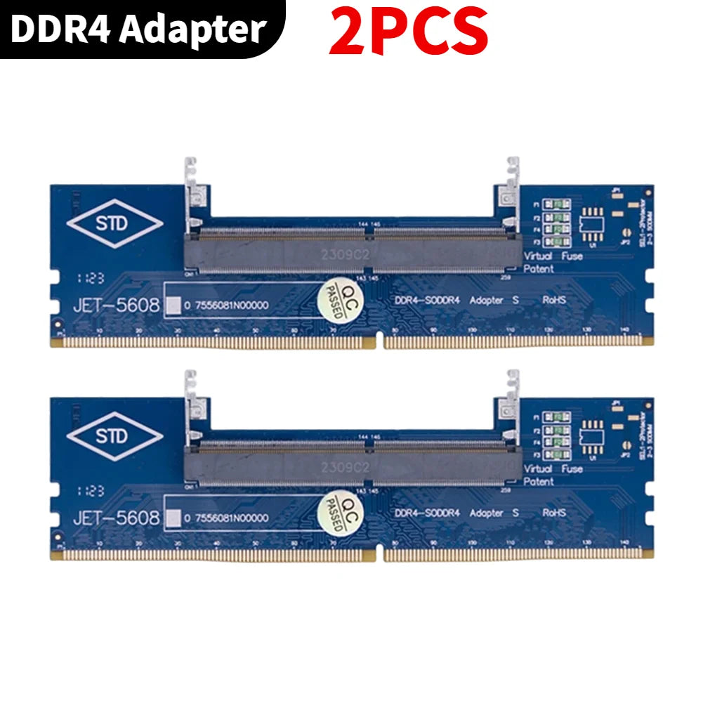 1-5PCS SO-DIMM To PC DIMM Card Laptop To Desktop Memory Adapter Card DDR3 DDR4 Memory RAM Adapter Card Stick