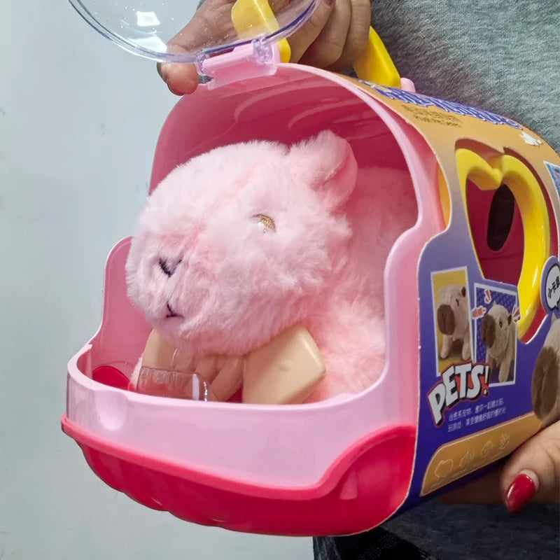 Electric Walking Doll Toy With Sound Children's Electric Plush Dolls Toy Animal  Plush Figure Set Random Color