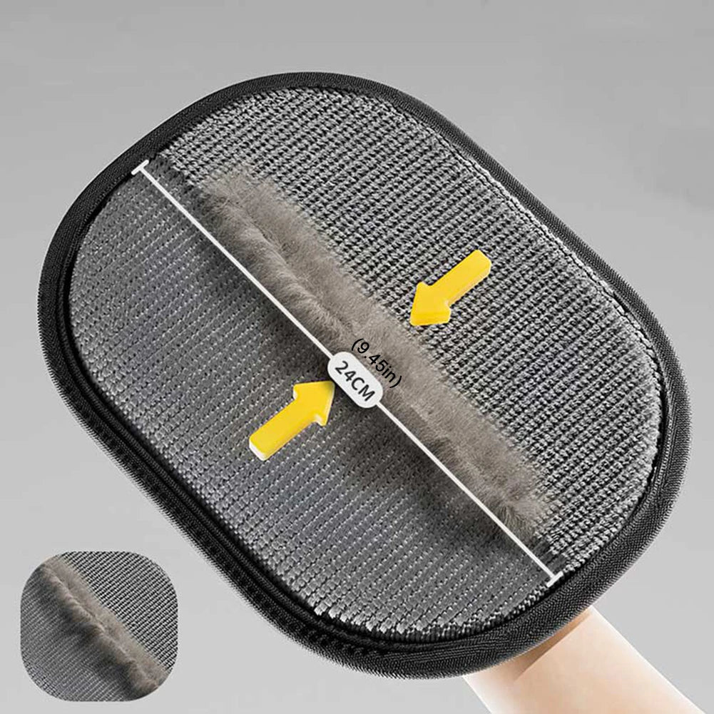 1/2/3Pcs Electrostatic Gloves Multi-Function Pet Grooming Gloves with Brush & Hook Anti Static Hair Removal Glove for Dogs Cats