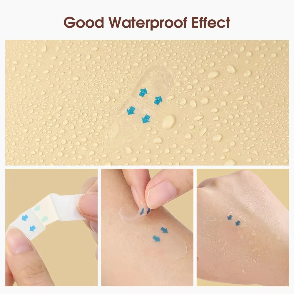 80pcs Invisible V Face Lifting Patches Facial Slimming Firming Stickers for Forehead, Neck & Chin