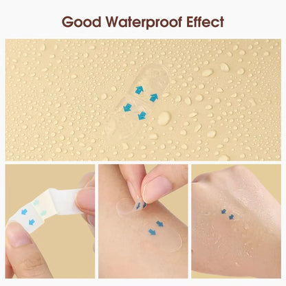 80pcs Invisible V Face Lifting Patches Facial Slimming Firming Stickers for Forehead, Neck & Chin