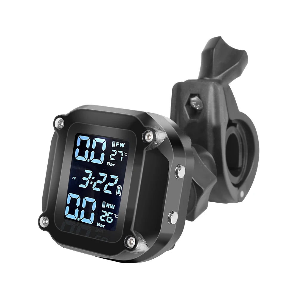 Motorcycle Tire Pressure Sensors Moto TMPS Tire Pressure Monitoring System 2 Wheel Tyre External Sensor for Motorbike Bicycle