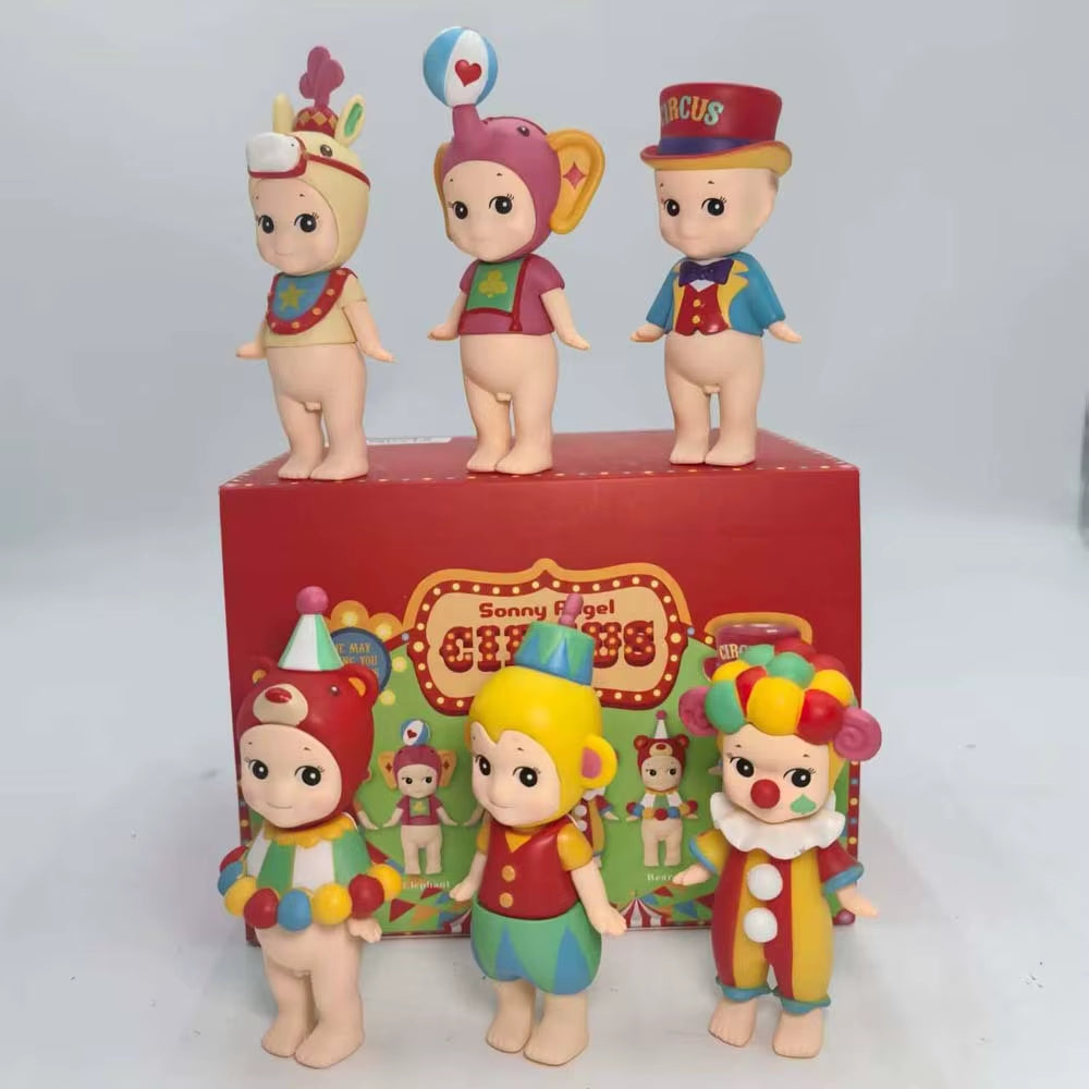 Sonny Angel Circus Series Blind Box Action Figures Cute Mysterious Surprise Toy Anime Model Doll Child Christmas Gift