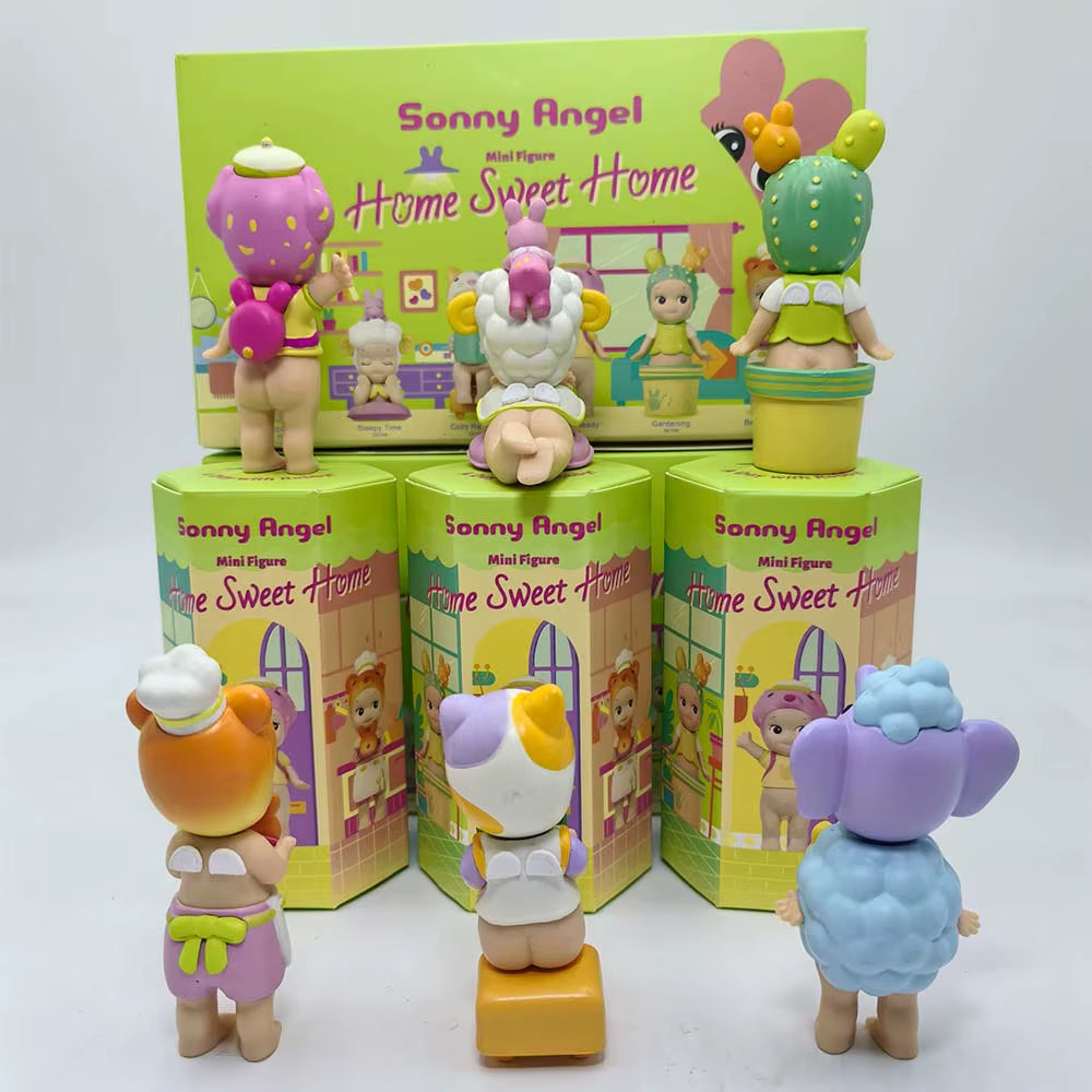 Sonny Angel Home Sweet Home Series Blind Box Ornaments Dolls Fans Children Model Desktop Decoration Birthday Gift Toys