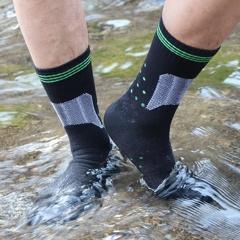 Socks Waterproof Breathable Outdoor Waterproof Hiking Wading Camping Winter Skiing Sock Riding Snow Warm Waterproof Socks