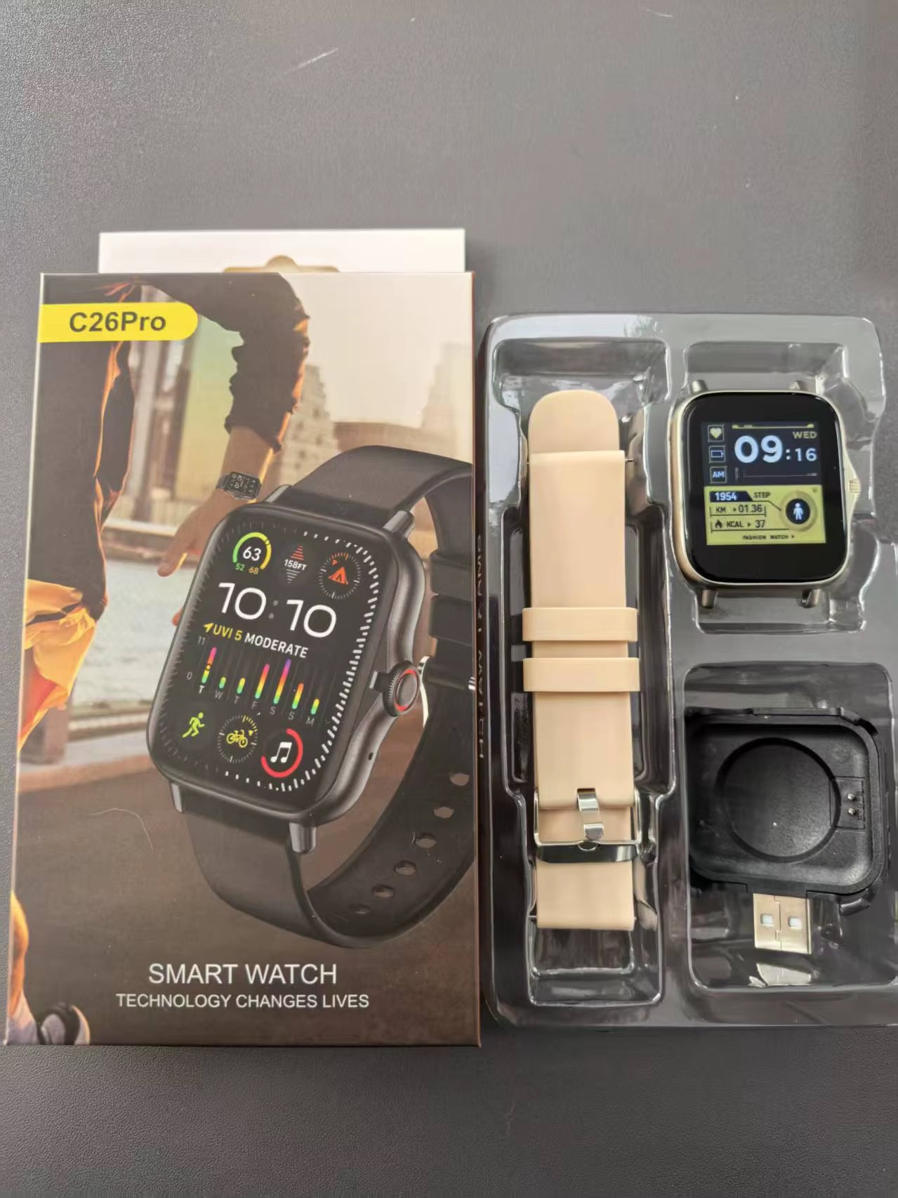 Smart Watch Android Phone 1.44''Inch Color Screen Bluetooth Call Blood Oxygen/Pressure Monitoring Smart Watch Women Men