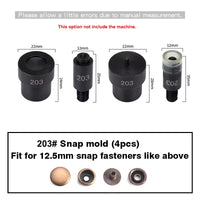 203 Snap Mold (4Pcs)