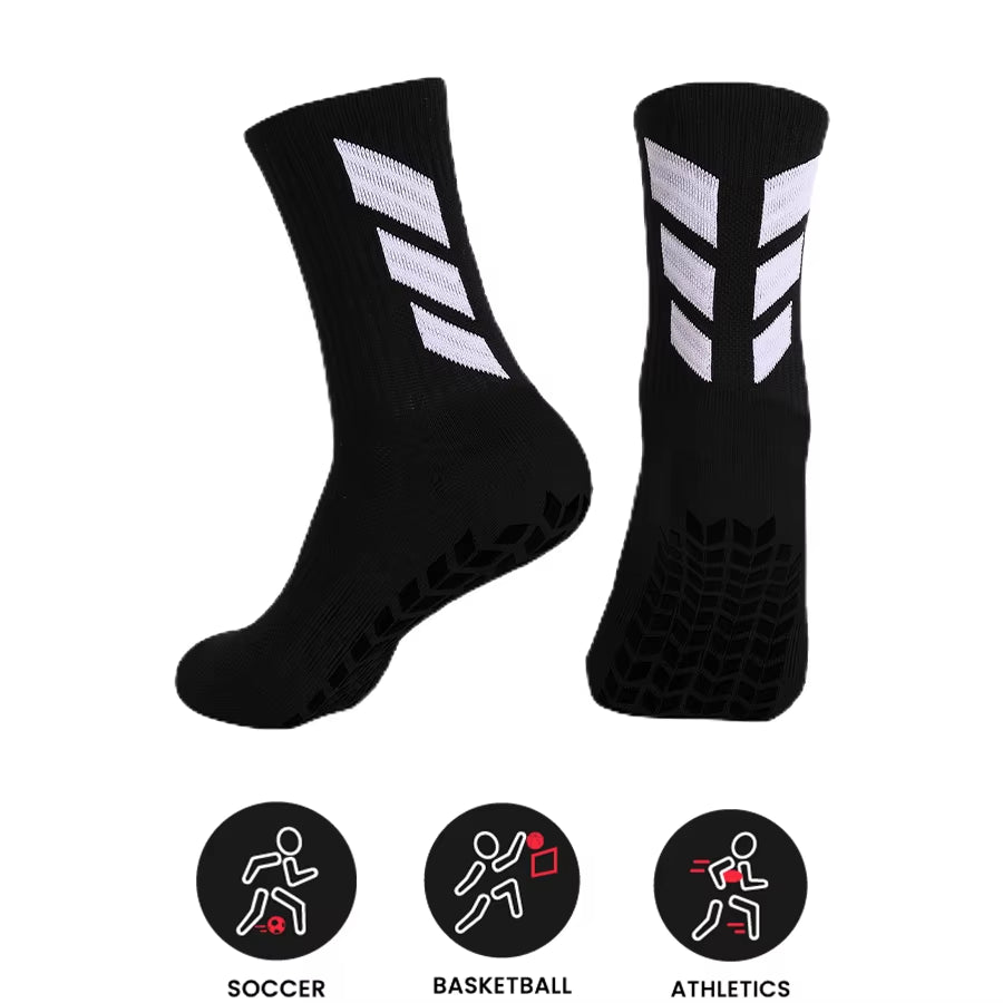 1 Pair of Socks Football Socks Men'S anti Slip Hospital Yoga anti Slip Training Sports Socks