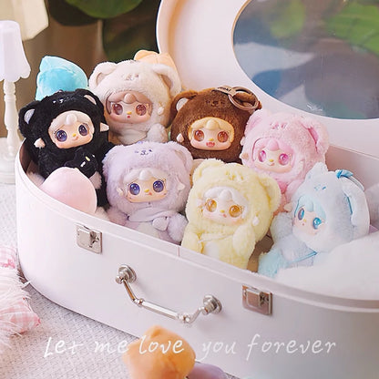 Yooki 4Th Generation Blind Box Take a Bit Small Bear Series Plush Toys Exquisite Doll Keychain Backpack Pendant Mystery Box Gift