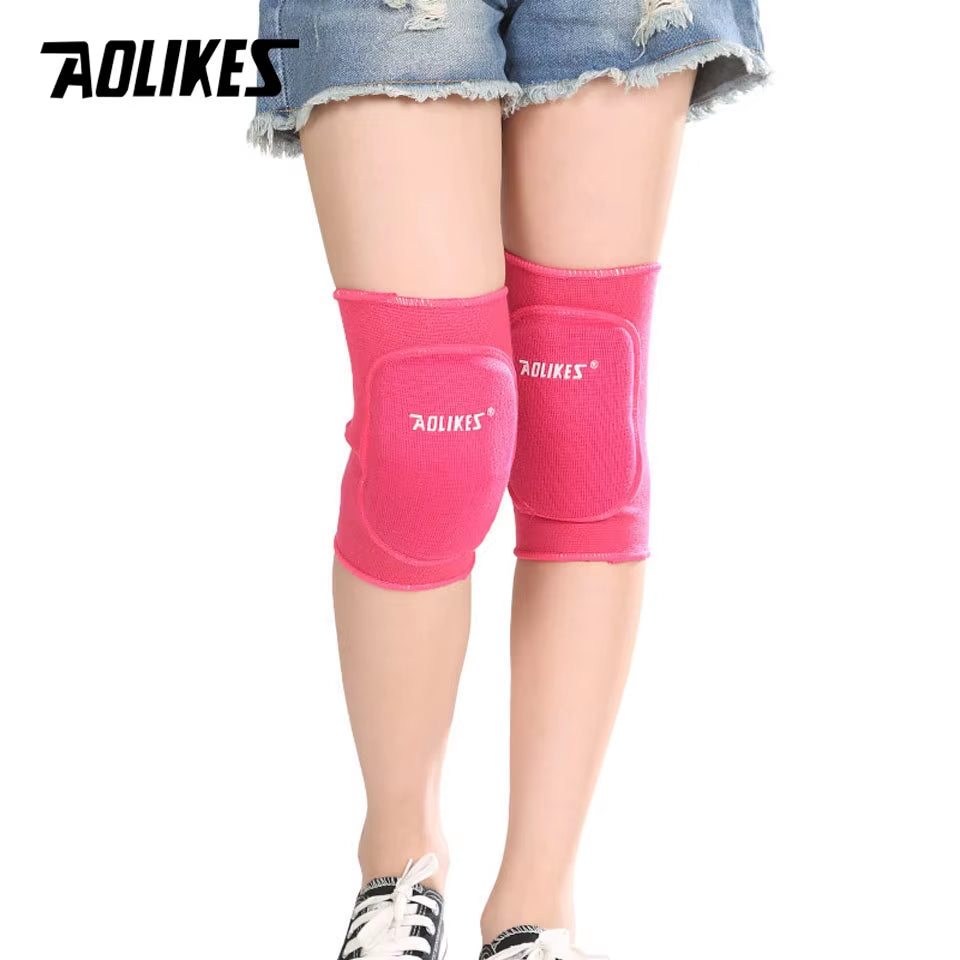 1 Pair Kids Thick Sponge Knee Support Dance Volleyball Tennis Knee Pads Sport Gym Kneepads Children Knee Protection