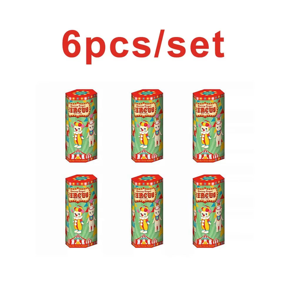 Sonny Angel Circus Series Blind Box Action Figures Cute Mysterious Surprise Toy Anime Model Doll Child Christmas Gift