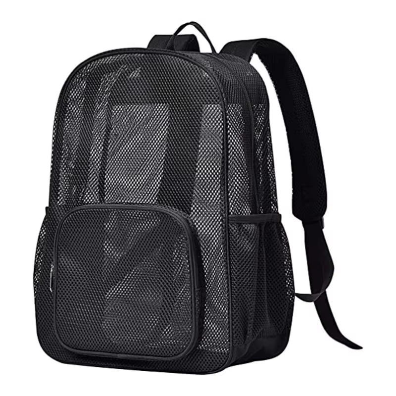 Women'S Mesh Breathable Backpack Portable Hollow Casual Outdoor Travel Storage Bag
