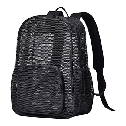 Women'S Mesh Breathable Backpack Portable Hollow Casual Outdoor Travel Storage Bag