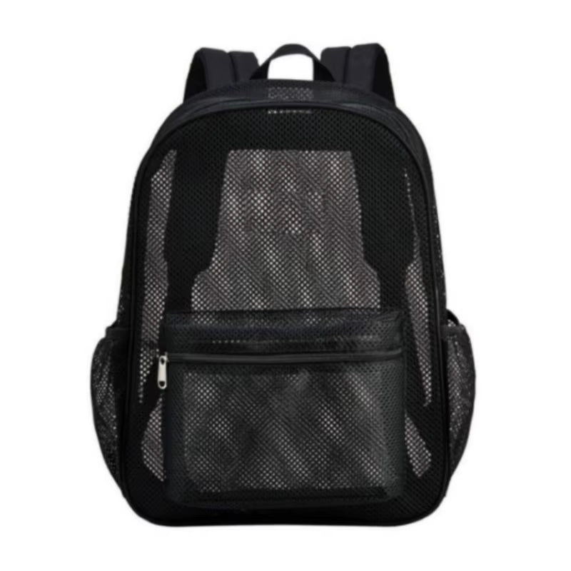 Women'S Mesh Breathable Backpack Portable Hollow Casual Outdoor Travel Storage Bag