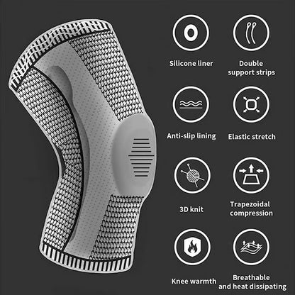 1 PCS Professional Sport Knee Brace for Arthritis Crossfit Protector Support Pads Meniscus Tear Joint Pain Relief Running Riding