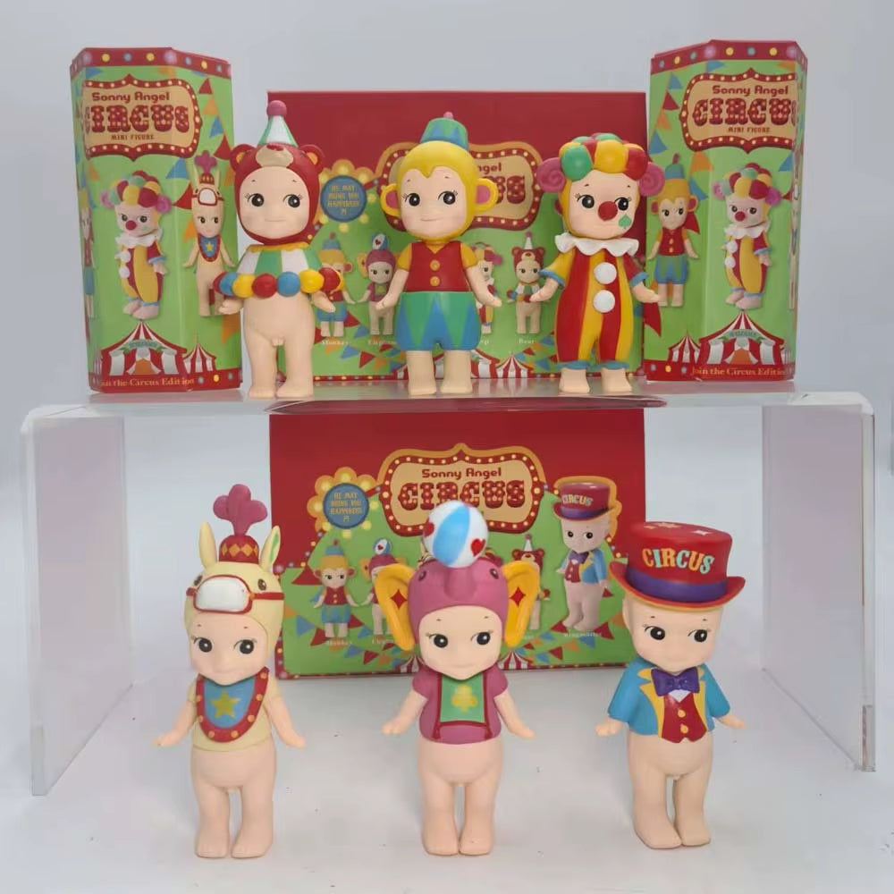 Sonny Angel Circus Series Blind Box Action Figures Cute Mysterious Surprise Toy Anime Model Doll Child Christmas Gift