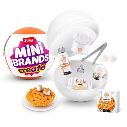 Zuru Mini Brands Blind Box 5 Surprises Masterchef Set Brands Masterchef Series 1 Mystery Ball Bundle Surprise Collectibles Toy