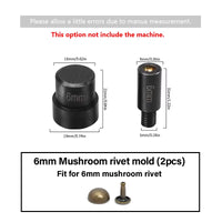 6Mm Mushroom Mold2Pc