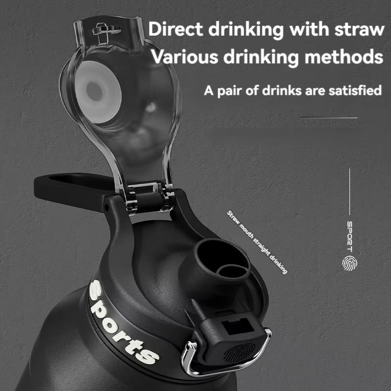 1.5L Insulated Water Bottle Stainless Steel Cold Hot Insulated Cup Vacuum Thos Bottle Double Wall Flasks