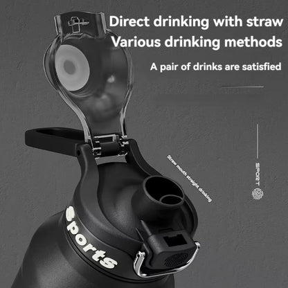 1.5L Insulated Water Bottle Stainless Steel Cold Hot Insulated Cup Vacuum Thos Bottle Double Wall Flasks