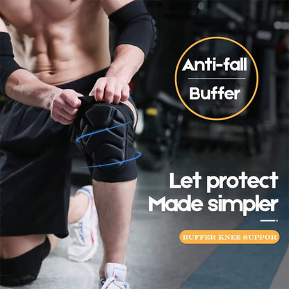 1 Pair Knee Pads, Anti-Slip Collision Avoidance Kneepads with Thick EVA Foam, for Volleyball, Football Dance Knee Sleeve