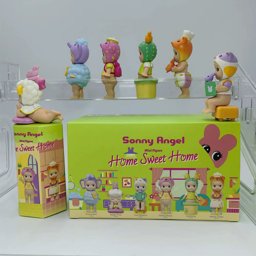 Sonny Angel Home Sweet Home Series Blind Box Ornaments Dolls Fans Children Model Desktop Decoration Birthday Gift Toys