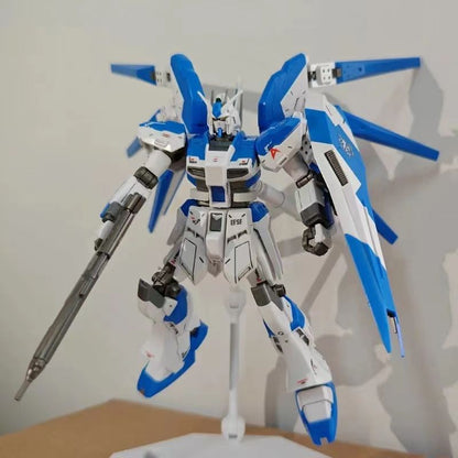 HG 1/144 RX-93-v2 Hi Nu Warrior Assemble The Model Action Figures Children'S Toy Trendy Play Desktop Decoration Gift Collectible