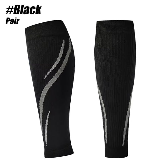 1 Pair Calf Compression Sleeves for Men & Women (20-30 Mmhg), Leg Compression Sleeve Footless Compression Socks