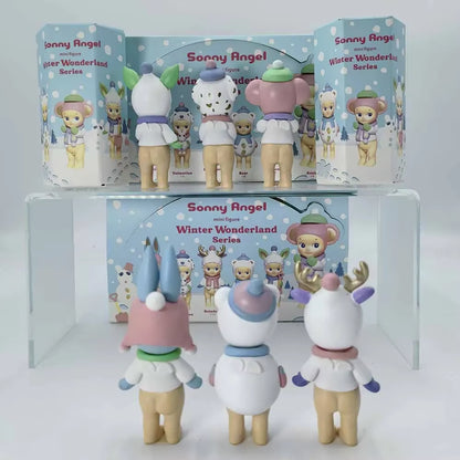 Sonny Angel Blind Box Winter Wonderland Series Mini Anime Figures Ornaments Dolls Fans Children Christmas Birthday Gift