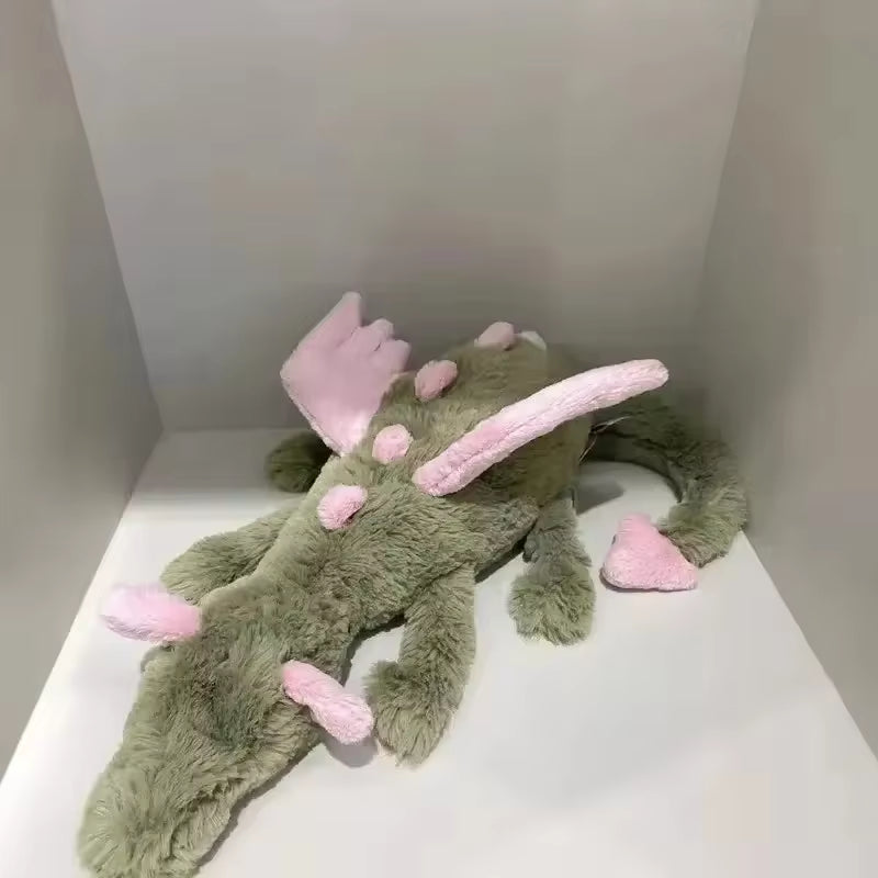 Original  Cat 60Cm Matcha Cherry Dragon Baby Doll Bedroom Pillow Cat and Dog Play with Plush Toys Pet Holiday Gift