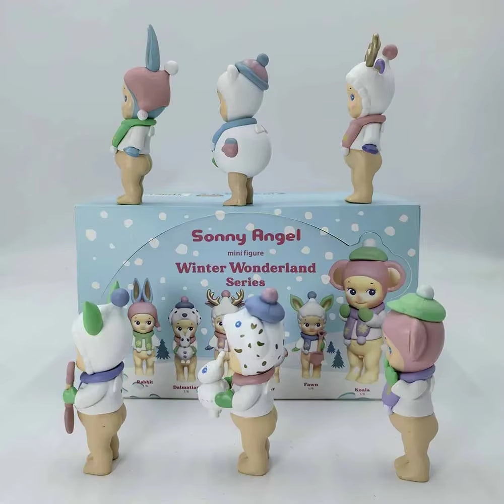 Sonny Angel Blind Box Winter Wonderland Series Mini Anime Figures Ornaments Dolls Fans Children Christmas Birthday Gift