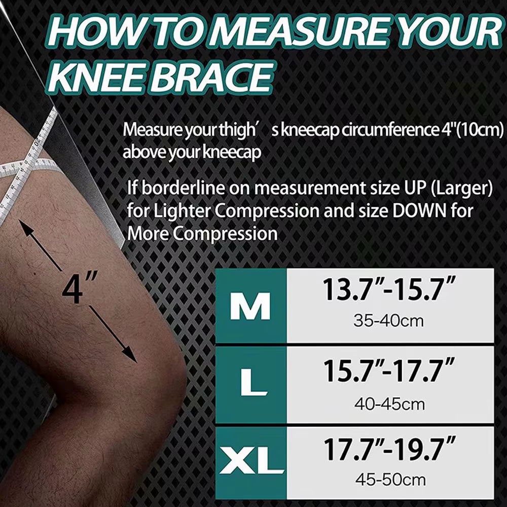 1 PCS Professional Sport Knee Brace for Arthritis Crossfit Protector Support Pads Meniscus Tear Joint Pain Relief Running Riding