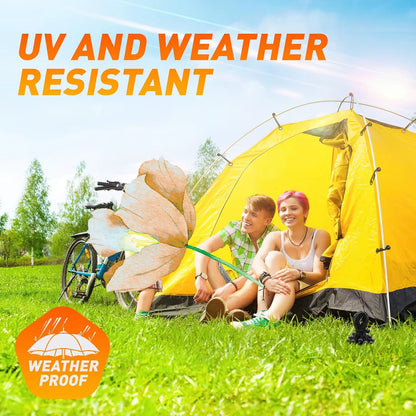 YANBIGUO 50-Pcs Bungee Balls,Black Cord for Canopy Tarp, UV Resistant,With Elastic String Canopy, Straps, Tent, Poles & Wires