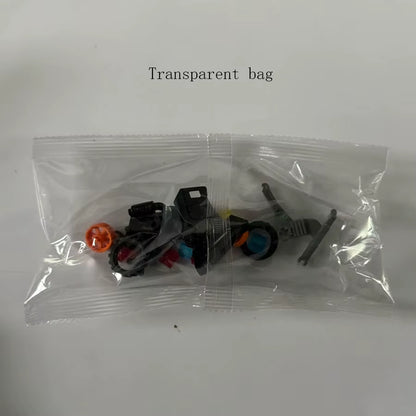 1 Pc City Police SWAT Motorcycle Model Building Blocks DIY Model Building Blocks Bricks Children'S Toys 6+