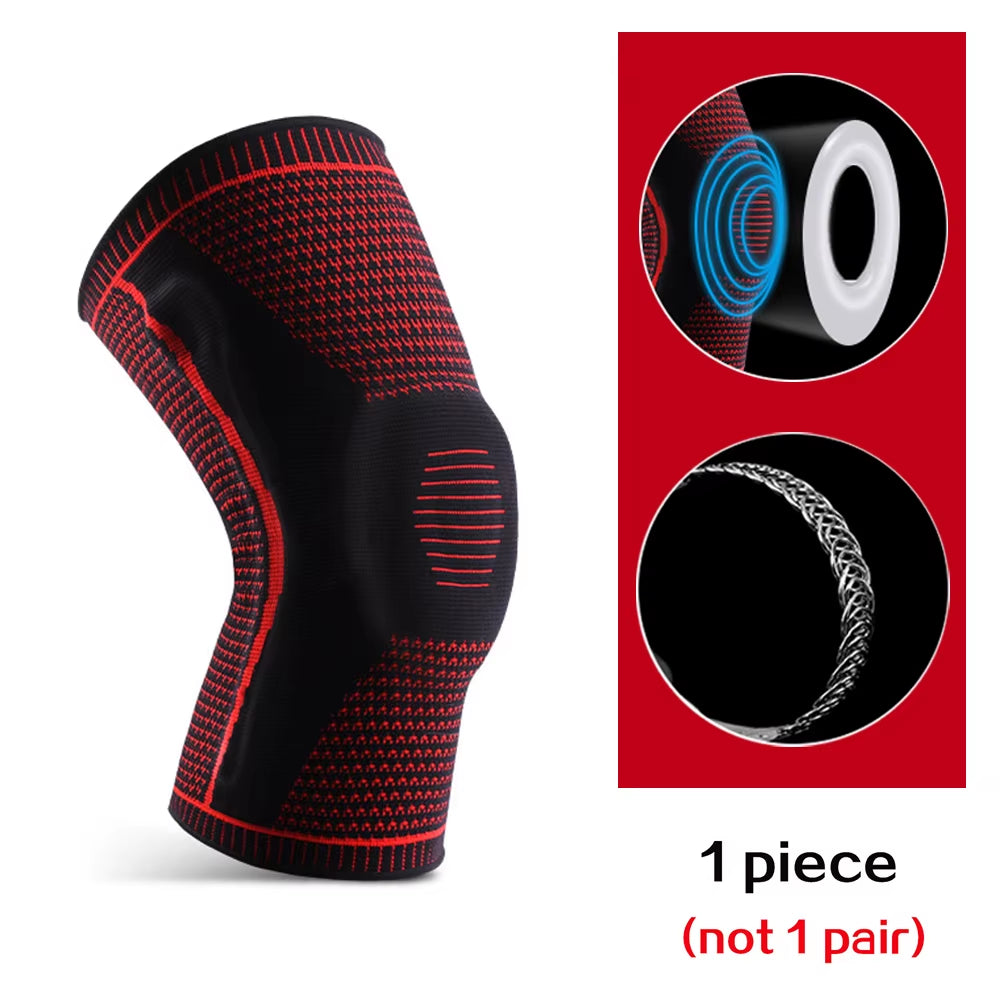 1 PCS Professional Sport Knee Brace for Arthritis Crossfit Protector Support Pads Meniscus Tear Joint Pain Relief Running Riding